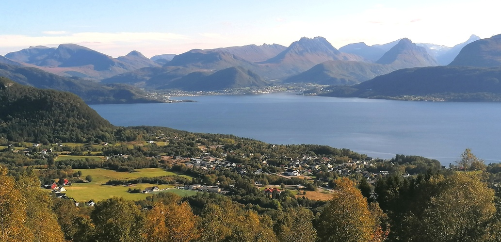 Panoráma fjordu