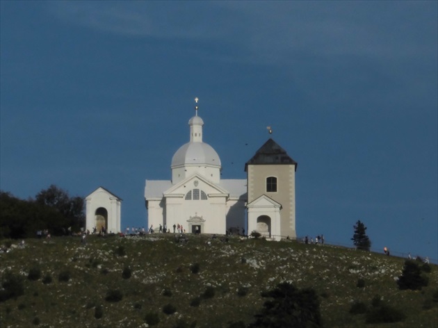 Svatý kopeček nad Mikulovom z tzv.Kozího hrádku