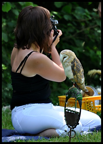 fotografka a sova...