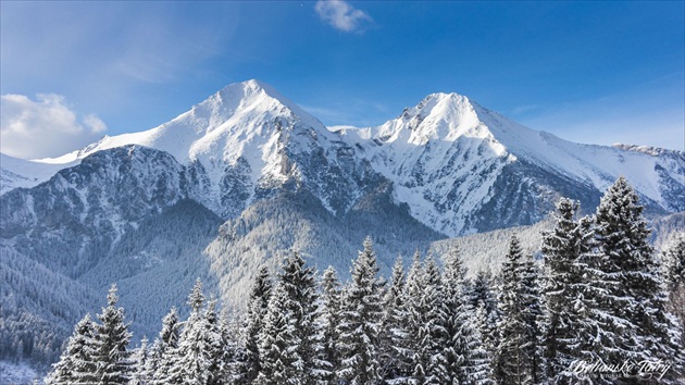 Zasnežené Tatry