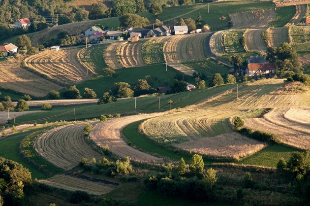 večer pod Poľanou