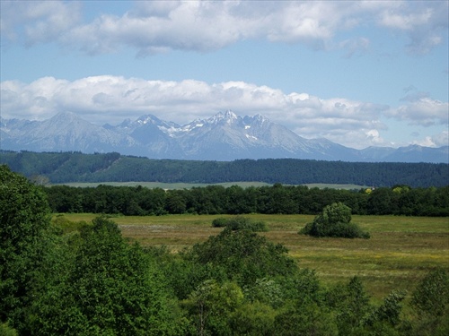 Výhľad na Tatry