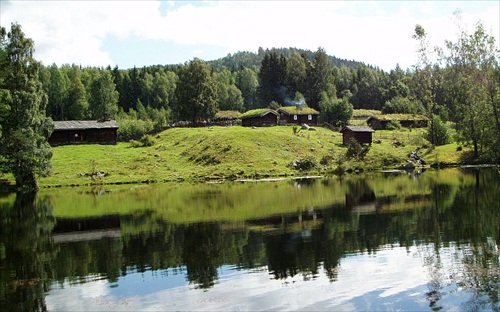 Skanzen v Lillehammeri