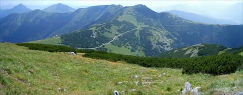 dlhá cesta na chatu pod Chlebom