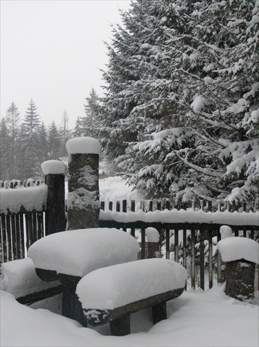 decembrová zima na Kysuciach