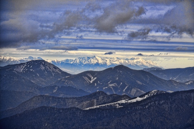 Vysoké Tatry z Krížnej