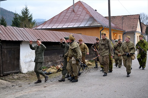 Nemecký zajatec pred popravou