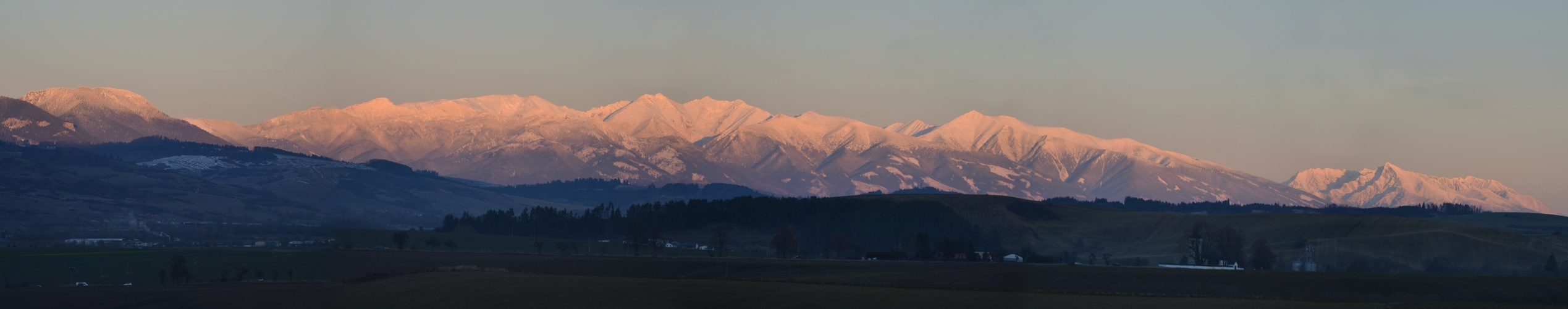 Západné Tatry od Ružomberka