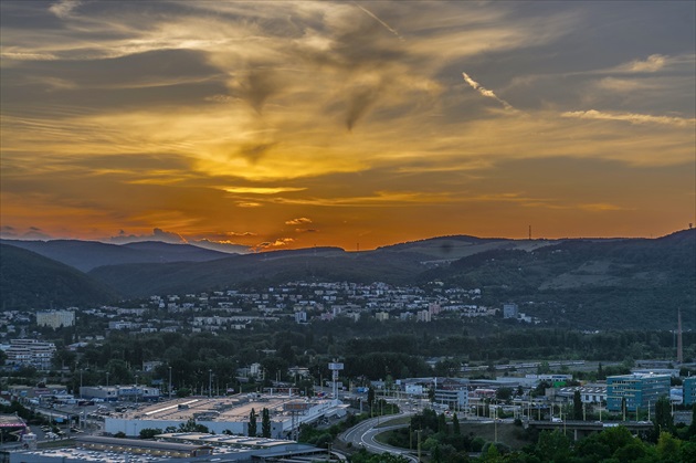 Súmrak nad Volovskými vrchmi