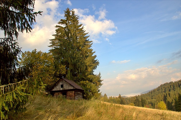 ráno nad dedinou