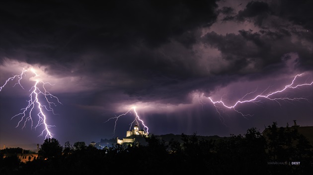 Blesková búrka Trenčín 2