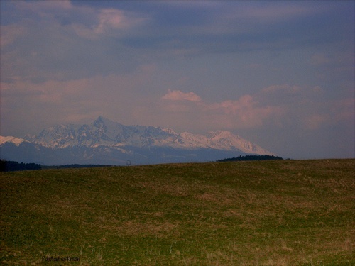 pohľad na Kriváń