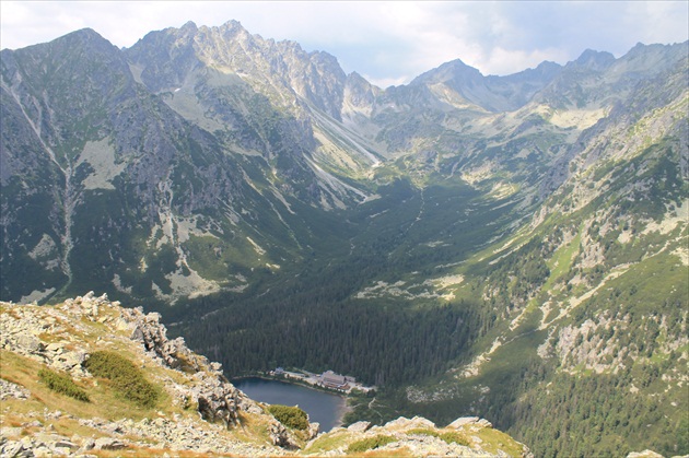 pohlad na Popradske pleso