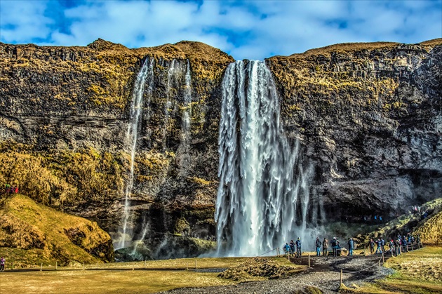 Vodopád Skógafoss