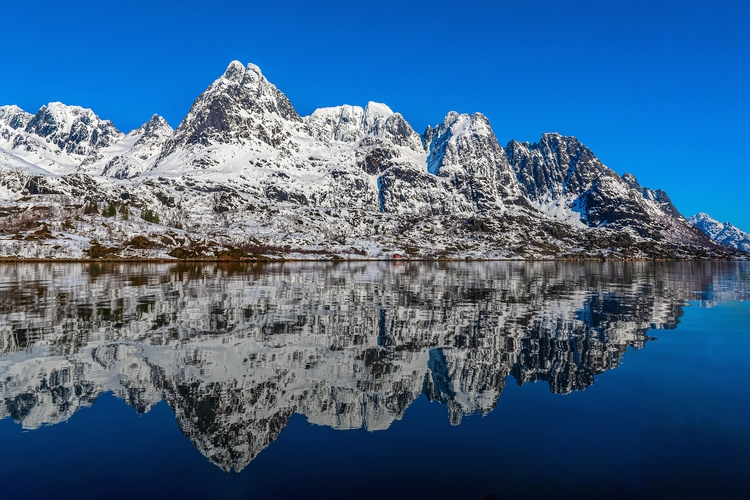 Trollfjord, Lofoty, Nórsko