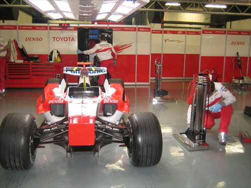 Pripravy na F1 - Toyota