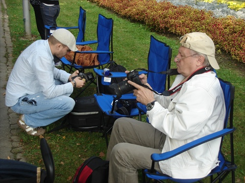 Výstava PARK FOTO Piešťany 2009 - príprava techniky