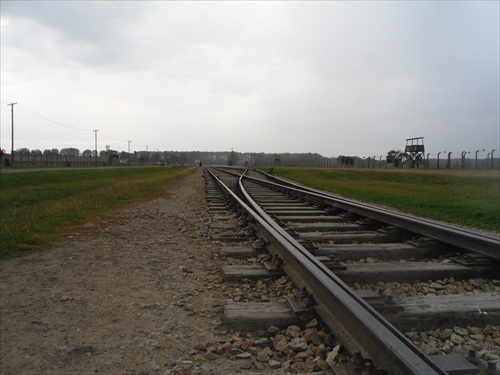 koľaje smrti v Birkenau