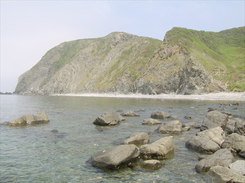 The beach at New Quay, Wales