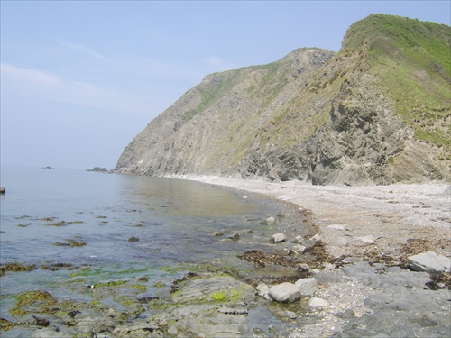 The beach at New Quay, Wales