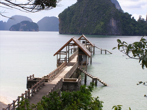 at James Bond island