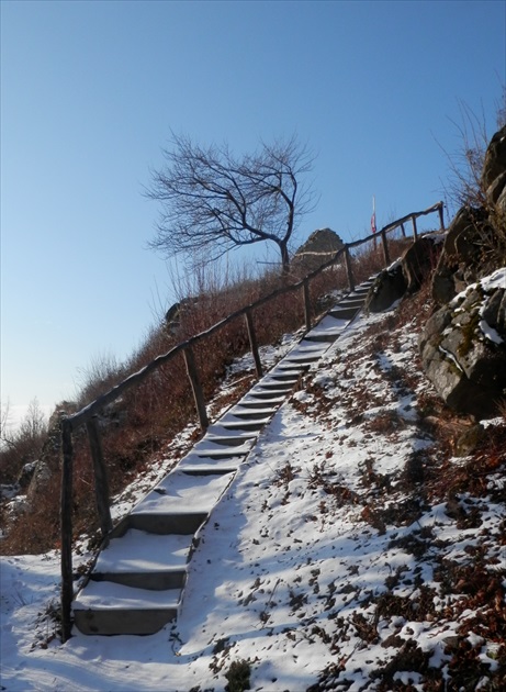 Zasnežené schody