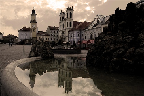 Banská Bystrica dnes ráno okolo 7:15