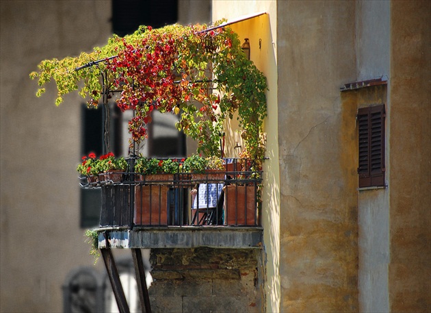 "balkónik snov" na Ponte Vecchio II