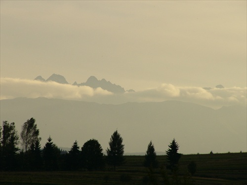 Pohľad na Tatry z ...