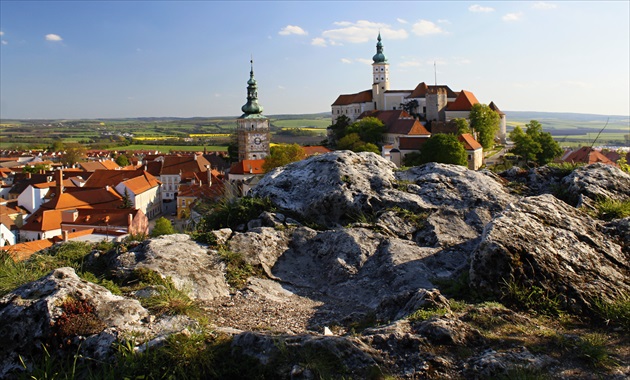 pohľad zo skál - Mikulov