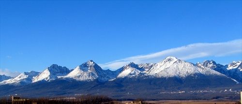 Tatry z Popradu