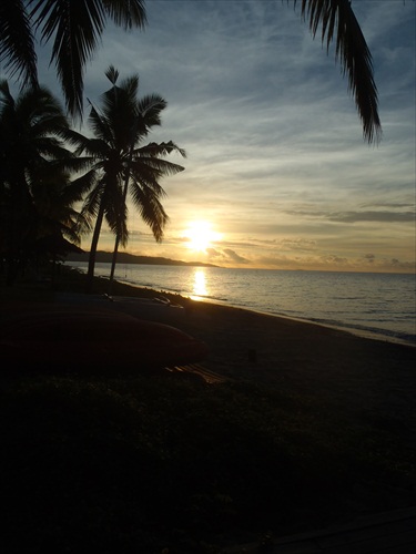 Sunset in Fiji