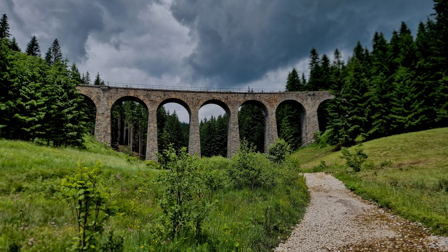 Chmarošský viadukt.