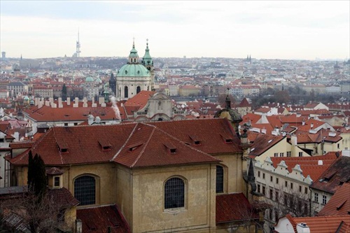 Pražská Malá strana s kostolom sv. Mikuláša