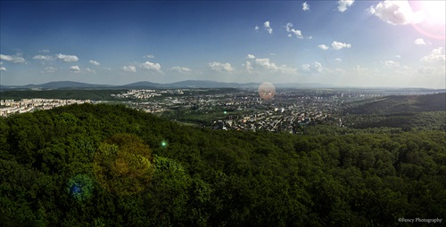 Košice z vyhliadkovej veže