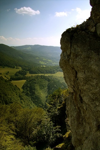 Pohľad z Úbočia Vápeča