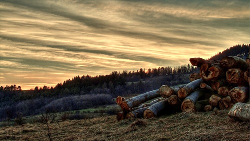 Večer nad Koňhorou