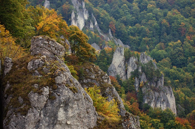 Jeseň zavítala nad Súľov II