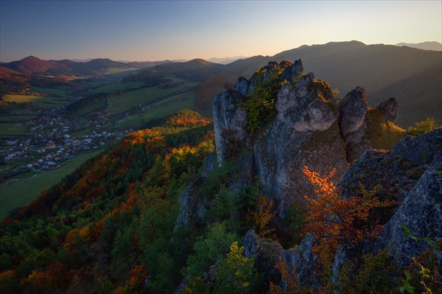 Večer na Súľovskom hrade