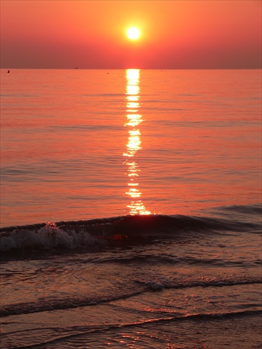 východ slnka Riccione