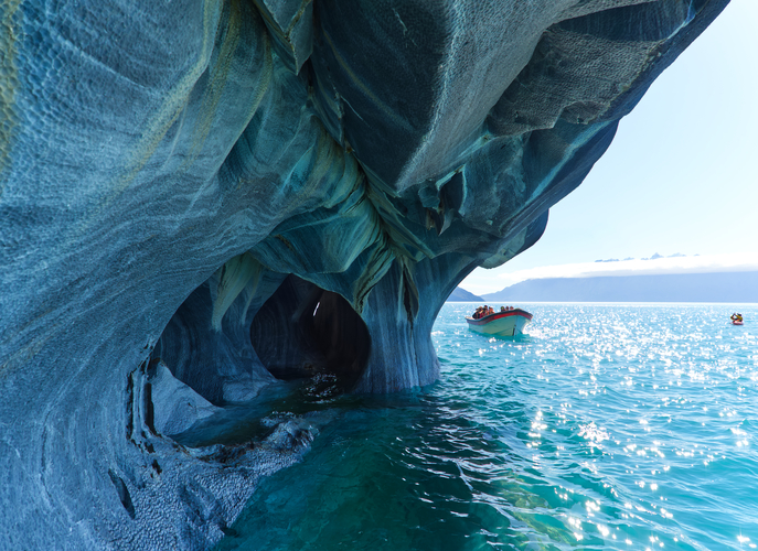 Blue Marble Caves Patagonia