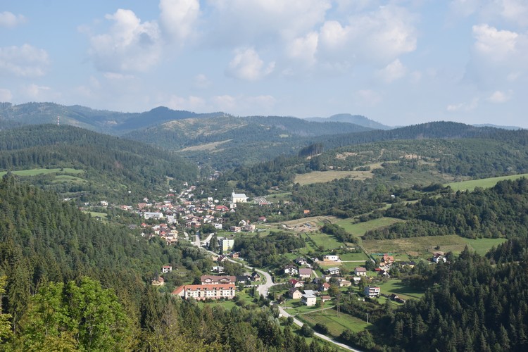 Výhľad z rozhľadne Divinka