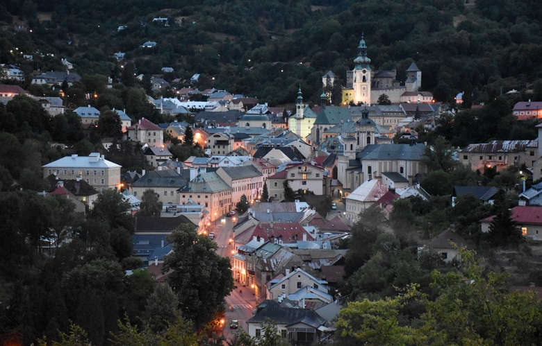 Podvečer v Banskej Štiavnici