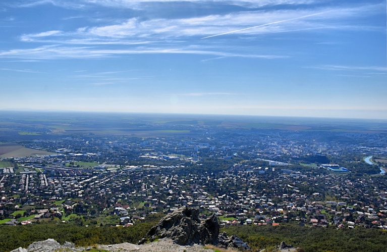 Nitra z vrchu Zobor