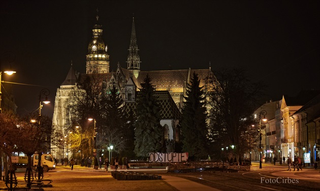 Nočné Košice.