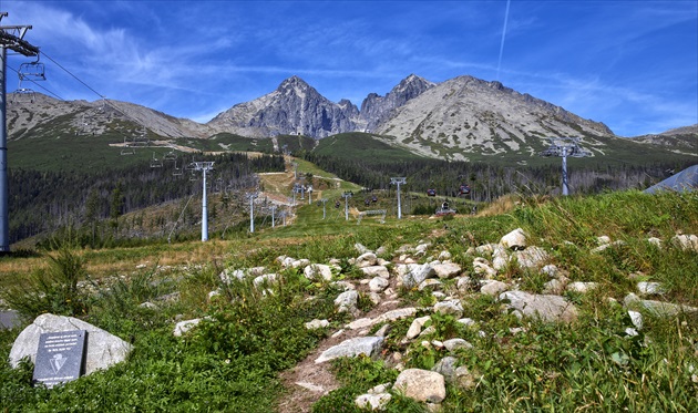 Na Skalnaté pleso.