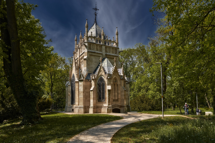 Mauzóleum Andrássyovcov v Trebišove.