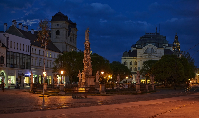 Nočné Košice.