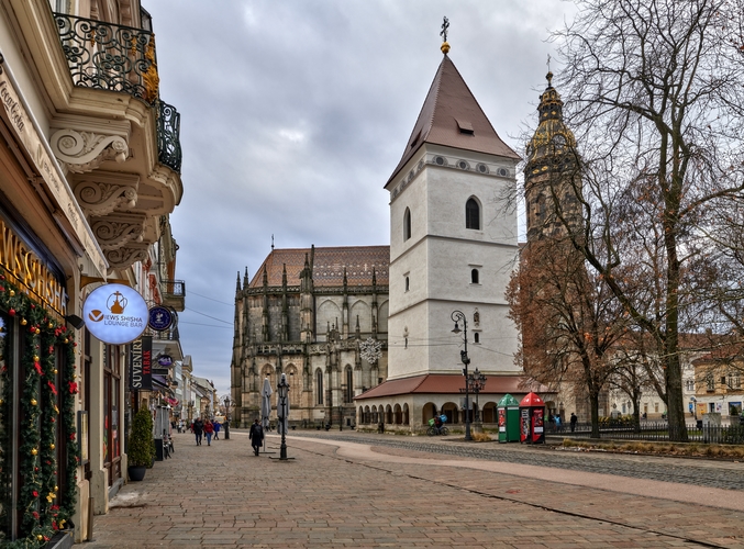 Košice bez snehu.