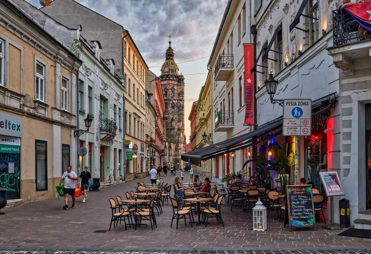 Košice, Mlynská ulica.